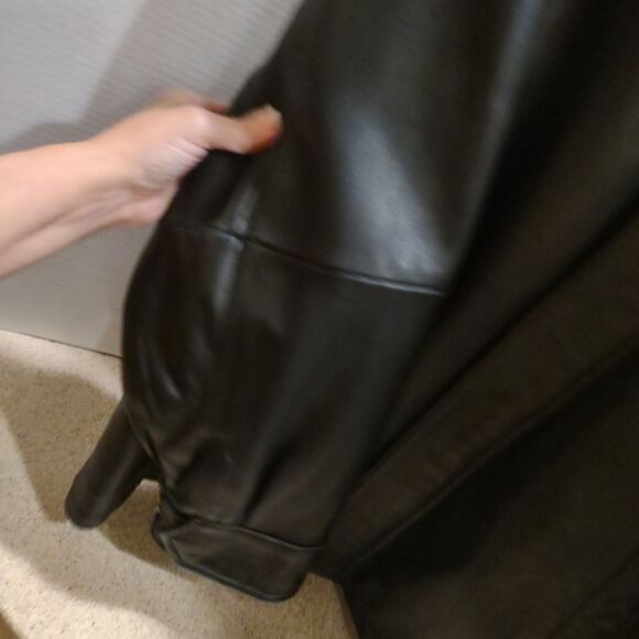 Jos Bank Leather Jacket Size XL - Picture 4 of 11